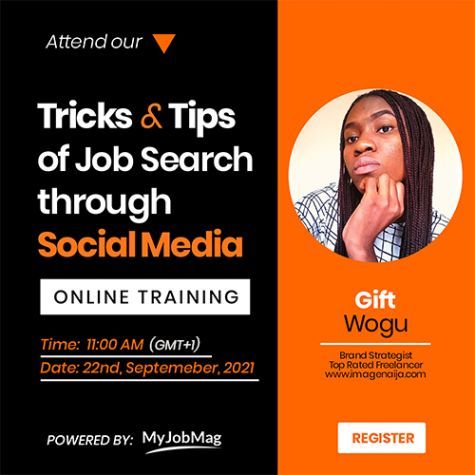 Register for MyJobMag Social Media Training Course (Tricks and Tips of Landing a Job through Social Media)